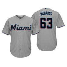 Load image into Gallery viewer, Trevor Richards Miami Marlins 2019 Baseball Player Jersey 2018/19