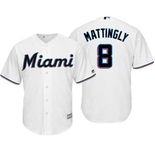 Load image into Gallery viewer, Don Mattingly Miami Marlins 2019 Baseball Player Jersey 2018/19