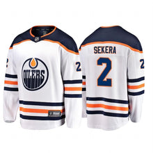 Load image into Gallery viewer, Andrej Sekera Edmonton Oilers Player Swingman Jersey 2018/19