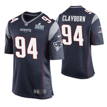 Load image into Gallery viewer, Adrian Clayborn New England Patriots Super Bowl LIII Game Jersey 2018/19