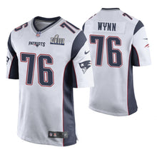 Load image into Gallery viewer, Isaiah Wynn New England Patriots Super Bowl LIII Game Jersey 2018/19