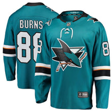 Load image into Gallery viewer, Brent Burns San Jose Sharks Player Swingman Jersey 2018/19