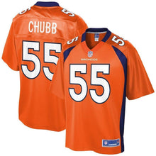 Load image into Gallery viewer, Bradley Chubb Denver Broncos 2018 Draft First Round Pick Game Jersey 2018/19
