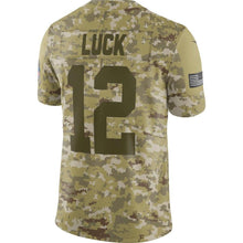 Load image into Gallery viewer, Andrew Luck Indianapolis Colts Game Jersey 2018/19 Camo