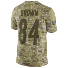 Load image into Gallery viewer, Antonio Brown Pittsburgh Steelers Game Jersey 2018/19 Camo
