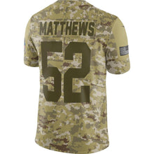 Load image into Gallery viewer, Clay Matthews Green Bay Packers Game Jersey 2018/19 Camo