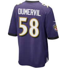 Load image into Gallery viewer, Elvis Dumervil Baltimore Ravens Game Jersey 2018/19