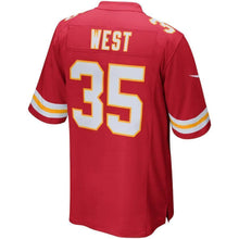 Load image into Gallery viewer, Charcandrick West Kansas City Chiefs Game Jersey 2018/19