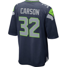 Load image into Gallery viewer, Chris Carson Seattle Seahawks Game Jersey 2018/19