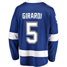 Load image into Gallery viewer, Dan Girardi Tampa Bay Lightnings Player Swingman Jersey 2018/19
