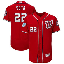 Load image into Gallery viewer, Juan Soto Washington Nationals 2019 Spring Training Baseball Player Jersey 2018/19