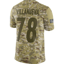 Load image into Gallery viewer, Alejandro Villanueva Pittsburgh Steelers Game Jersey 2018/19 Camo
