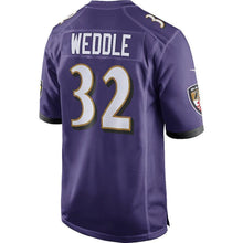 Load image into Gallery viewer, Eric Weddle Baltimore Ravens Game Jersey 2018/19