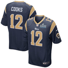 Load image into Gallery viewer, Brandin Cooks Los Angeles Rams Super Bowl LIII Game Jersey 2018/19