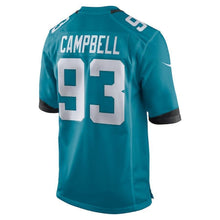 Load image into Gallery viewer, Calais Campbell Jacksonville Jaguars Game Jersey 2018/19