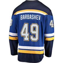 Load image into Gallery viewer, Ivan Barbashev St. Louis Blues Player Swingman Jersey 2018/19