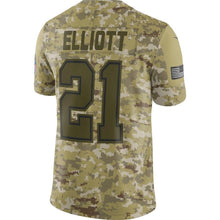 Load image into Gallery viewer, Ezekiel Elliott Dallas Cowboys Game Jersey 2018/19 Camo