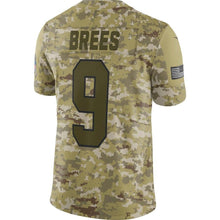 Load image into Gallery viewer, Drew Brees New Orleans Saints Game Jersey 2018/19 Camo