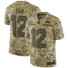 Load image into Gallery viewer, 12s Seattle Seahawks Game Jersey 2018/19 Camo