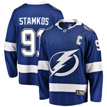 Load image into Gallery viewer, Steve Stamkos Tampa Bay Lightnings Player Swingman Jersey 2018/19
