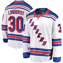 Load image into Gallery viewer, Henrik Lundqvist New York Rangers Player Swingman Jersey 2018/19