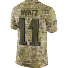 Load image into Gallery viewer, Carson Wentz Philadelphia Eagles Game Jersey 2018/19 Camo