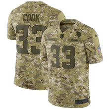 Load image into Gallery viewer, Dalvin Cook Minnesota Vikings Game Jersey 2018/19 Camo