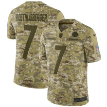 Load image into Gallery viewer, Ben Roethlisberger Pittsburgh Steelers Game Jersey 2018/19 Camo