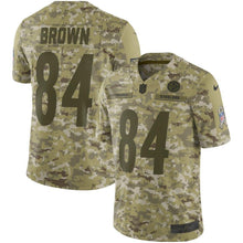 Load image into Gallery viewer, Antonio Brown Pittsburgh Steelers Game Jersey 2018/19 Camo