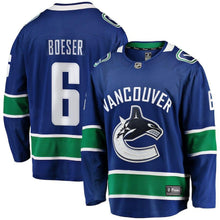Load image into Gallery viewer, Brock Boeser Vancouver Canucks Player Swingman Jersey 2018/19