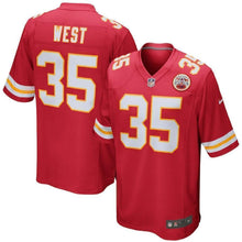 Load image into Gallery viewer, Charcandrick West Kansas City Chiefs Game Jersey 2018/19