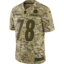 Load image into Gallery viewer, Alejandro Villanueva Pittsburgh Steelers Game Jersey 2018/19 Camo