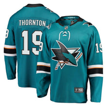 Load image into Gallery viewer, Joe Thornton San Jose Sharks Player Swingman Jersey 2018/19