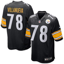 Load image into Gallery viewer, Alejandro Villanueva Pittsburgh Steelers Game Jersey 2018/19