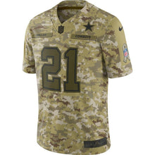 Load image into Gallery viewer, Ezekiel Elliott Dallas Cowboys Game Jersey 2018/19 Camo
