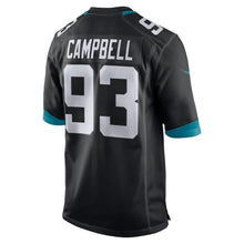 Load image into Gallery viewer, Calais Campbell Jacksonville Jaguars Game Jersey 2018/19