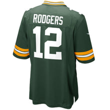 Load image into Gallery viewer, Aaron Rodgers Green Bay Packers Game Jersey 2018/19