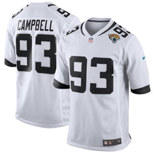 Load image into Gallery viewer, Calais Campbell Jacksonville Jaguars Game Jersey 2018/19