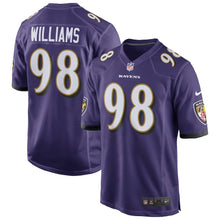 Load image into Gallery viewer, Brandon Williams Baltimore Ravens Game Jersey 2018/19