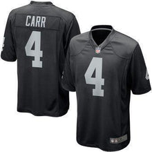 Load image into Gallery viewer, Derek Carr Oakland Raiders Game Jersey 2018/19