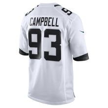 Load image into Gallery viewer, Calais Campbell Jacksonville Jaguars Game Jersey 2018/19