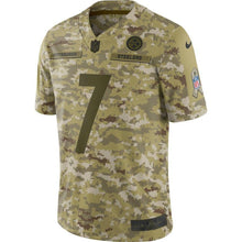 Load image into Gallery viewer, Ben Roethlisberger Pittsburgh Steelers Game Jersey 2018/19 Camo