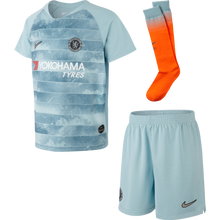 Load image into Gallery viewer, Chelsea Third Kids Football Kit 2018/19